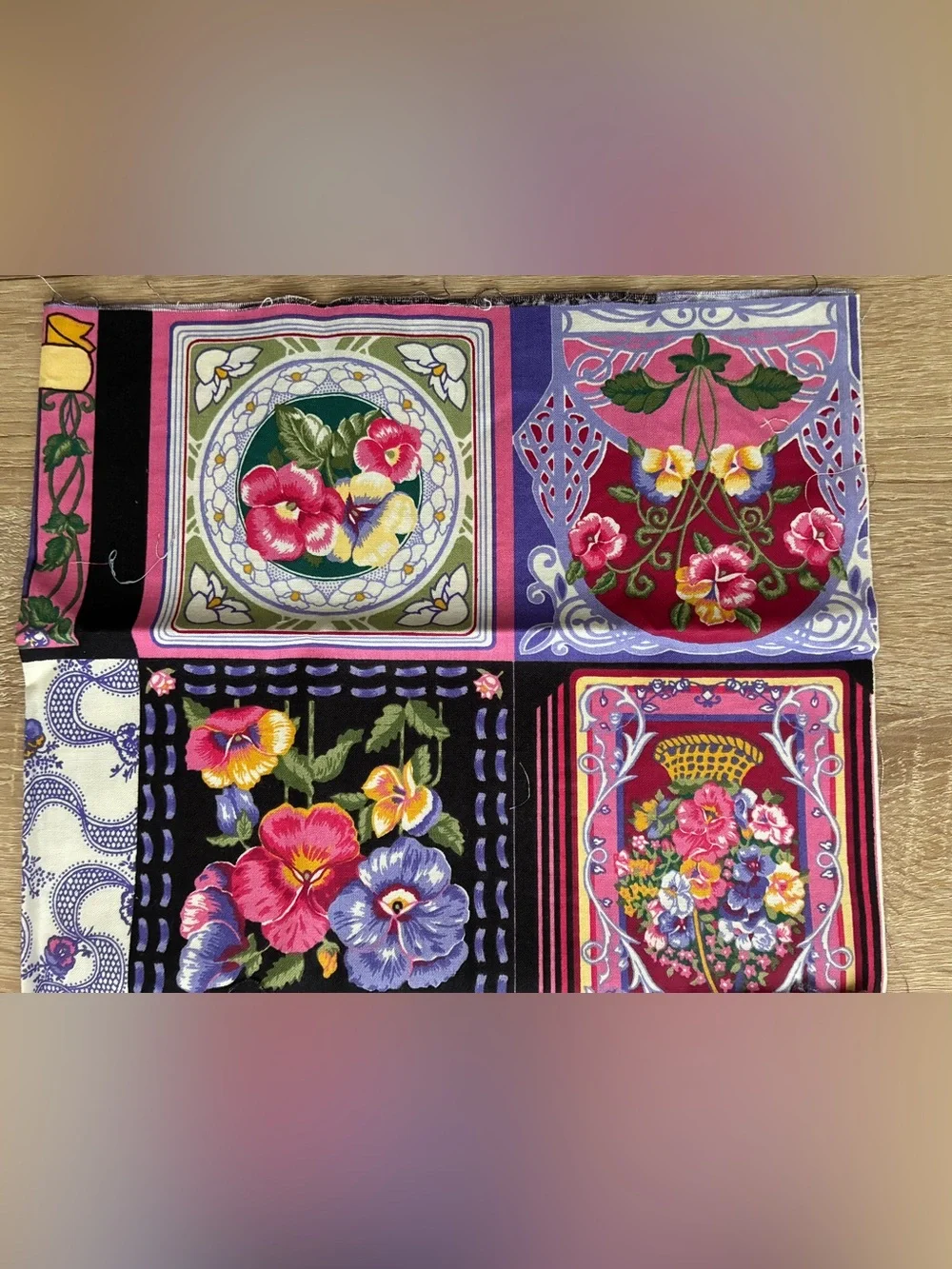 Pansy Quilting Cotton Fabric - Fat Quarter